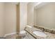 Bathroom featuring a toilet and vanity with granite countertops at 5296 Golfcrest Cir, Stone Mountain, GA 30088