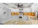 Bright kitchen showcasing stainless steel appliances, granite countertops, and ample white cabinetry at 155 Duncans Mill Dr, Locust Grove, GA 30248