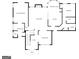 Detailed floor plan of the home's main level, showcasing the kitchen, living room, and Primary suite at 70 Barrington Farms Ct, Sharpsburg, GA 30277
