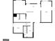 Basement floor plan with recreation room, bar and bathroom at 70 Barrington Farms Ct, Sharpsburg, GA 30277