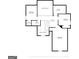 A clear second floor layout shows the flow and dimensions of the home at 75 Prestwick Ln, Peachtree City, GA 30269