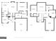 Floor plans for first and second floors of the home at 75 Prestwick Ln, Peachtree City, GA 30269