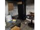 The kitchen interior shows severe fire damage, marked by soot and debris, requiring comprehensive restoration and safety measures at 950 Joseph E Boone Nw Blvd, Atlanta, GA 30314