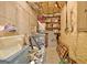 Basement storage area with ample shelving, offering plenty of room for organization and storage solutions at 285 Broadmoor Dr, Fayetteville, GA 30215