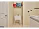 Laundry room featuring a sink, wall cabinet, washer, and dryer at 285 Broadmoor Dr, Fayetteville, GA 30215