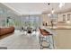 Open floorplan combining the kitchen, dining, and living areas, creating a seamless and inviting space at 285 Broadmoor Dr, Fayetteville, GA 30215