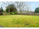 Sprawling backyard with lush green grass and mature trees at 101 Westminster Way, Mcdonough, GA 30253