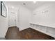 Mud room with storage cubbies and coat hooks at 130 Wesley Pl, Fayetteville, GA 30214