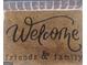 Welcome doormat with 'friends & Gathering' design at 110 Broadwater Dr, Fayetteville, GA 30214