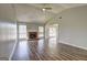 Spacious living room with a fireplace and vaulted ceilings at 9689 Pintail Trl, Jonesboro, GA 30238