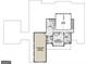 Upstairs floor plan featuring a loft, guest bedroom, and unfinished bonus room for flexible living spaces at 0 Coastline Rd # 5, Fayetteville, GA 30214