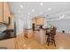 Modern kitchen featuring wood cabinets, granite countertops, and stainless steel appliances at 1570 Woodberry Run Dr, Snellville, GA 30078
