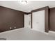 Inviting bedroom features neutral colors, closet, and plenty of room for personalization at 5297 Heron Bay Blvd, Locust Grove, GA 30248