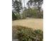 This expansive backyard with mature trees is perfect for outdoor activities and relaxation at 6279 Giles Rd, Lithonia, GA 30058