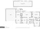 Layout of the floor plan featuring a large living room, kitchen, primary bedroom, and unfinished basement at 2694 Benjamin E Mays Sw Dr, Atlanta, GA 30311