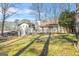 Lawn and house details including chimney and deck at 2511 Due West Nw Cir, Kennesaw, GA 30152