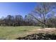 Spacious backyard with large trees creating a picturesque and private setting at 689 Hardin Rd, Temple, GA 30179