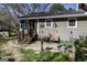 The backyard patio area is equipped with an outdoor cooking area and dining at 689 Hardin Rd, Temple, GA 30179