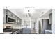 Modern kitchen boasts stainless steel appliances, sleek cabinetry, and a stylish backsplash at 9453 Cypress Ln, Jonesboro, GA 30238