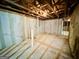 Unfinished basement showcasing potential for customization with exposed ceiling and concrete floor at 2481 Weatherstone Cir, Conyers, GA 30094