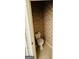 A compact powder room features patterned wallpaper and a white toilet in a small space at 2481 Weatherstone Cir, Conyers, GA 30094
