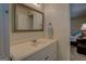 Bathroom featuring vanity with a sink and a mirror at 2340 Rolling Acres Sw Dr, Conyers, GA 30094