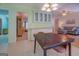Open concept dining area connecting the kitchen and living room spaces at 2340 Rolling Acres Sw Dr, Conyers, GA 30094