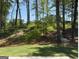 Scenic backyard with green grass, mature trees, and a gentle slope at 3383 Milan Ct # 4 Plapprox Sqft 1, Douglasville, GA 30135