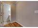 Compact bathroom featuring a white vanity and ceramic tile flooring at 103 Watercress Ct, Stockbridge, GA 30281