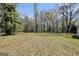 Large backyard with trees at 736 Stagecoach Rd, Stockbridge, GA 30281