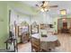 Bright, cozy dining area featuring bright lighting, windows, and easy access to the kitchen at 121 Cotton Indian Trl, Stockbridge, GA 30281