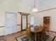Bright dining room featuring a wooden table with seating for four and natural light at 121 Cotton Indian Trl, Stockbridge, GA 30281