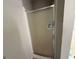 Enclosed shower with metal frame at 10119 Commons Way, Jonesboro, GA 30238
