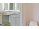 Bathroom featuring granite counter tops, vessel sinks and a toilet with a bidet seat at 5318 Tolar Rd # 25, South Fulton, GA 30213