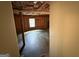 Unfinished basement with exposed ceiling and insulated walls offering potential for customization at 191 Tumlin Creek Rd # 1, Roopville, GA 30170