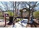 Park scene featuring a walking bridge, benches, and landscaping near Roswell, GA at 9055 Carroll Manor Dr, Sandy Springs, GA 30350