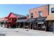 Street view of shops and galleries in Vinings, GA, showcasing local businesses and architecture at 9055 Carroll Manor Dr, Sandy Springs, GA 30350