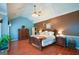 The main bedroom has a tray ceiling, a sitting area, and direct access to the en suite bathroom at 4360 Derrick Rd, South Fulton, GA 30349