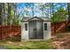Well-maintained shed in the backyard, perfect for storage and organization at 4360 Derrick Rd, South Fulton, GA 30349