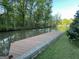 View of a wooden dock on the canal at 2316 Emerald Dr, Jonesboro, GA 30236