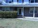 Close up of the front of the house with stone details and an inviting entrance at 30 Hickory Dr, Stockbridge, GA 30281