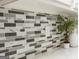 Detailed view of a kitchen backsplash with a modern design and neutral color palette at 118 Jasmine Way, Villa Rica, GA 30180