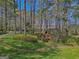 Beautiful wooded lot featuring lush landscaping and tall trees, providing a serene and private environment at 150 Mary Lynn Ln, Fayetteville, GA 30214