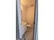 Half bathroom with modern fixtures and marble floors at 771 Franklin Mill Trce, Loganville, GA 30052