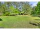Picture of expansive green backyard with lush trees, offering a private outdoor space at 242 Hickory Rd, Fayetteville, GA 30214