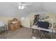 Bright finished attic with sloped ceilings and ample space for a variety of uses at 307 Gladstone Dr, Mcdonough, GA 30253