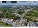 Aerial view showcasing the property's proximity to major roads and nearby commercial areas for convenient accessibility at 174 E Broad St, Fairburn, GA 30213
