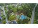Aerial view of Stonebriar community amenities: park, playground, tennis courts, and basketball court at 225 Briarsweet Way, Fayetteville, GA 30215