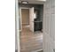 Neutral bathroom featuring a modern vanity with a black faucet and a large mirror at 116 Stewart Ave, Jonesboro, GA 30236