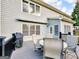 Exterior view from deck with table set and grill at 3195 Vickery Ne Dr, Marietta, GA 30066